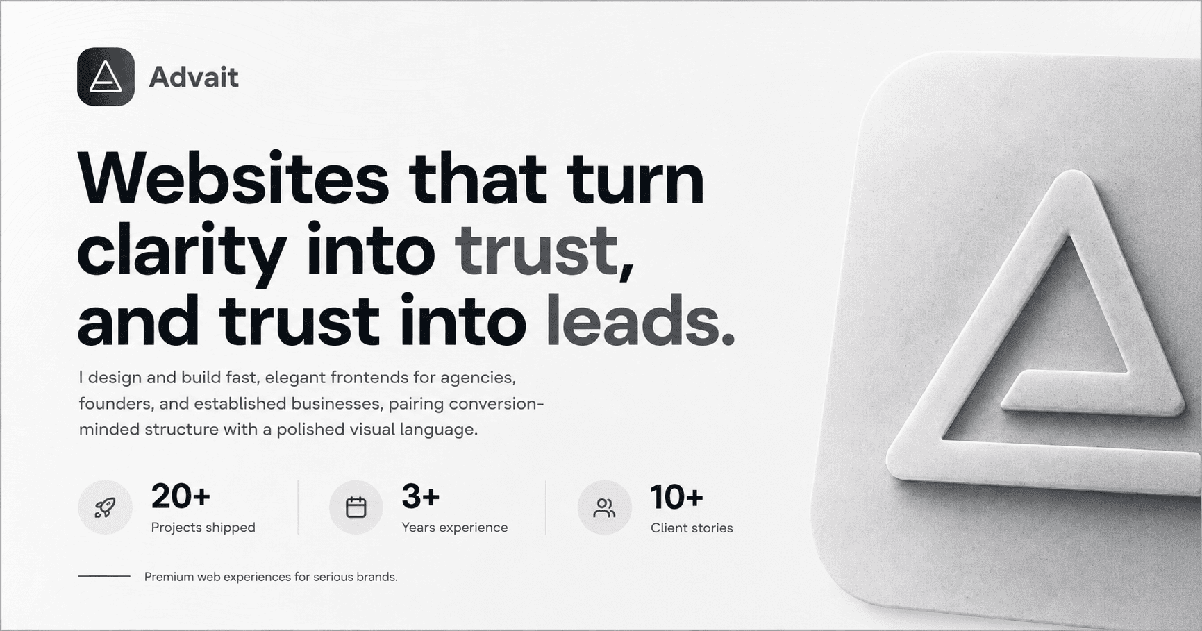 Advait | Web Developer Portfolio